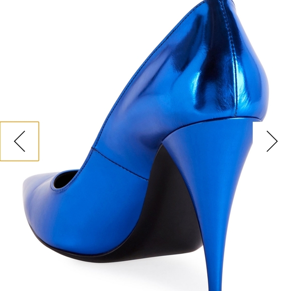 Saint Laurent Kiki Mirror Pointed Pumps - Picture 2 of 6